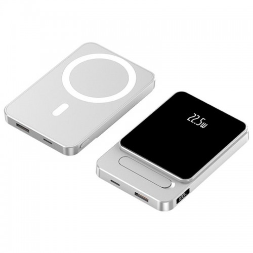 Power Bank JJT-A77 PD20W+QC 22.5W с БЗУ 10000 mAh Silver