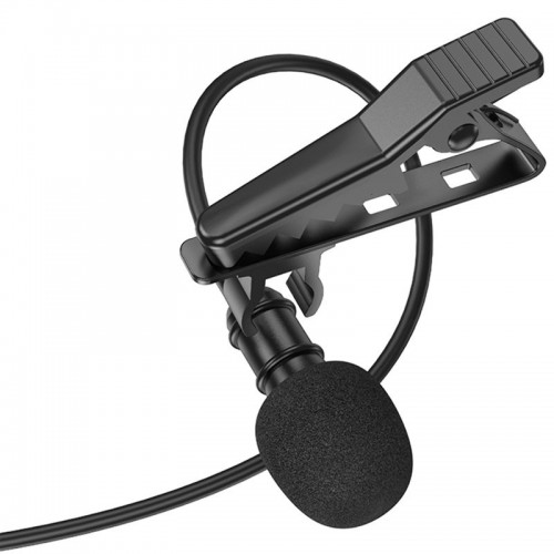 Микрофон петличный Borofone BFK11 Elegant lavalier Type-C (2m) (Black)