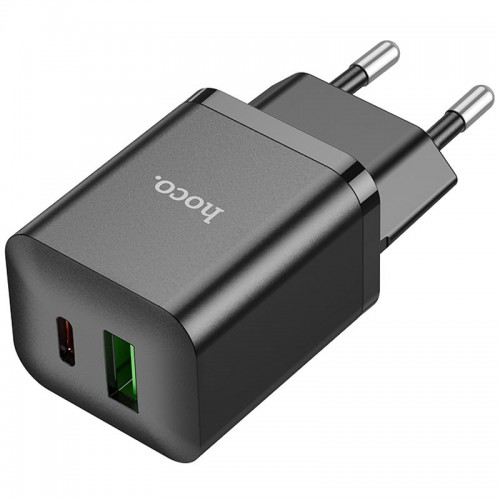 СЗУ Hoco N28 Founder 20W Type-C + USB Black