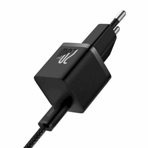СЗУ Baseus GaN5 Fast Charger (mini) 1C 20W + Type-C to Type-C (P10110900113) Cluster Black