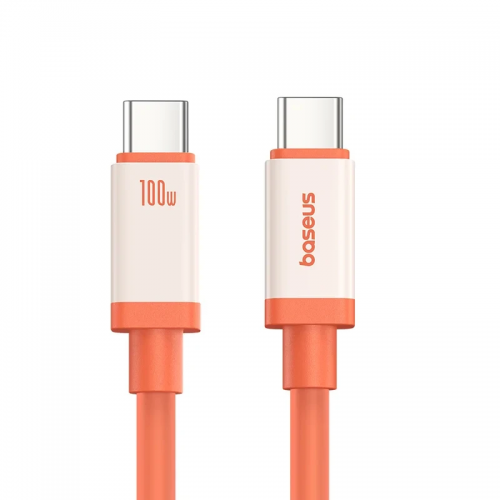 Дата кабель Baseus 0°C Series Fast Charging Type-C to Type-C 100W (1m) (P10368800731) Canyon Coral