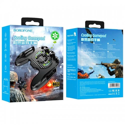 Геймпад джойстик Borofone BG3 Warrior cooling Black