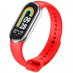 Силиконовый ремешок для Xiaomi Mi Band 8/9 Red