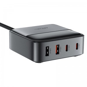 СЗУ Acefast Z6 PD65W GaN (2*USB-C+2*USB-A) Black