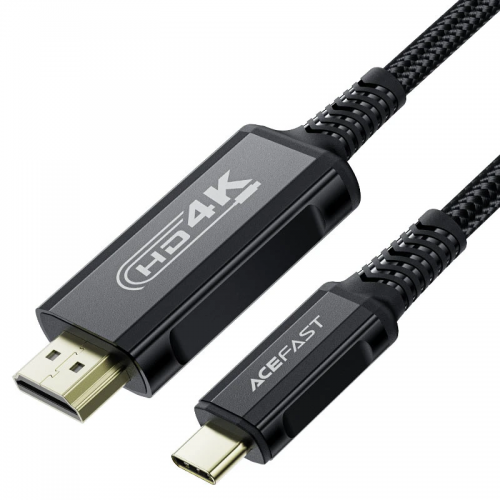 Дата кабель Acefast C1-10 USB-C to HDTV (1.8m) Black