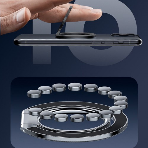 Держатель кольцо Acefast P1 Magnetic Ring Phone Holder Black