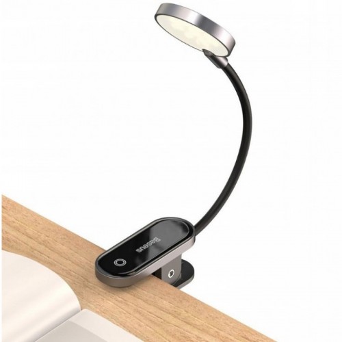 Лампа Baseus Comfort Reading Mini Clip Lamp (DGRAD-0) Dark Grey