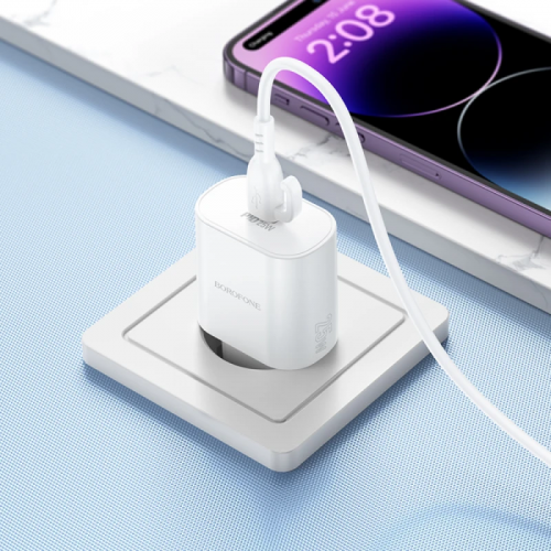 МЗП Borofone BA82A Platinum PD25W (1USB-C) White