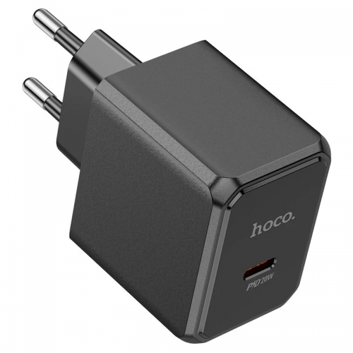 Сетевое зарядное устройство HOCO CS13A Ocean PD20W (1USB-C) Black