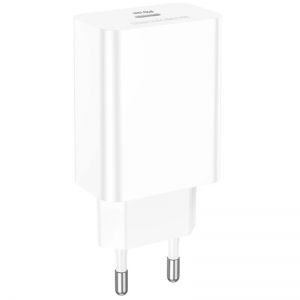 Сетевое зарядное устройство Borofone BA21A Pro Long journey PD20W (1USB-C) White