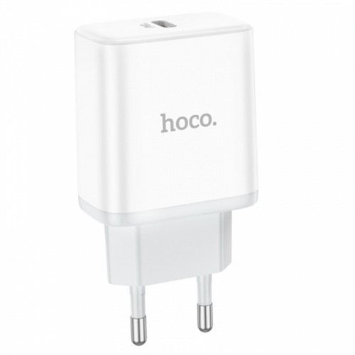 Сетевое зарядное устройство Hoco C104A PD20W Type-C White