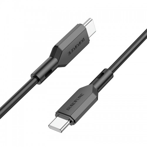 Дата кабель Borofone BX70 Type-C to Type-C 60W (1m) Black