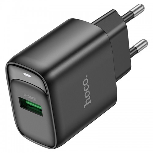 Сетевое зарядное устройство Hoco C140A Smart QC3.0 (1USB/3A) Black