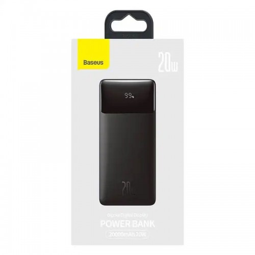 Power Bank Baseus Bipow Overseas 20W 20000 mAh (PPBD050302) Black