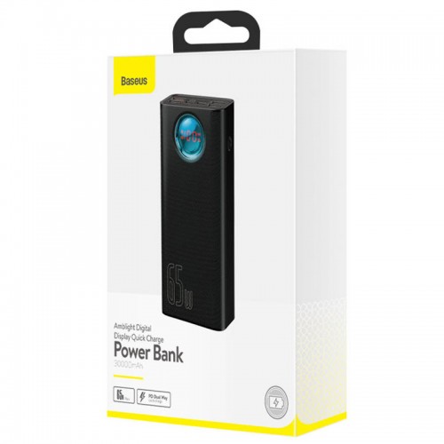 Power Bank Baseus Amblight 65W Overseas Edition 30000 mAh (PPLG000101) Black