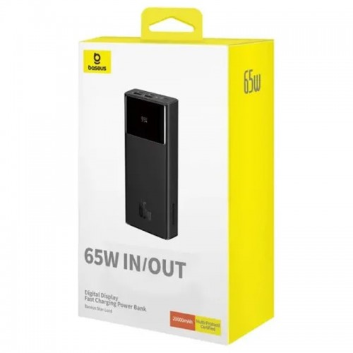 Power Bank Baseus Star-Lord Digital Display 65W 20000 mAh (P10022906113-00) Cluster Black