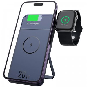 Power Bank JJT-MP01 2in1 20W с БЗУ+iWatch 10000 mAh (Blue)