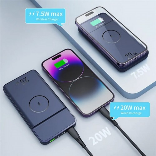 Power Bank JJT-MP01 2in1 20W с БЗУ+iWatch 10000 mAh (Blue)