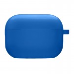 Силіконовий футляр з мікрофіброю для навушників Airpods Pro 2 / Pro Royal blue