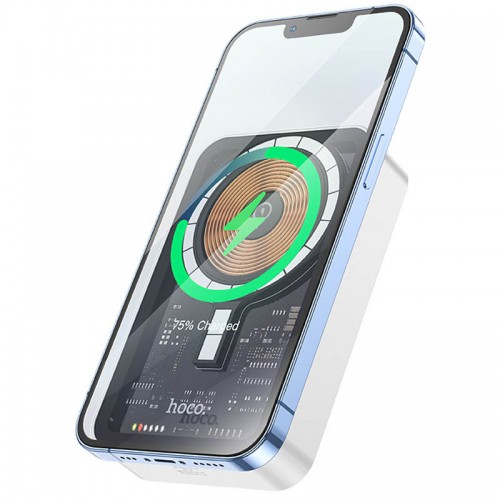 Power Bank Hoco Q10A Transparent PD20W с БЗУ 10000 mAh White