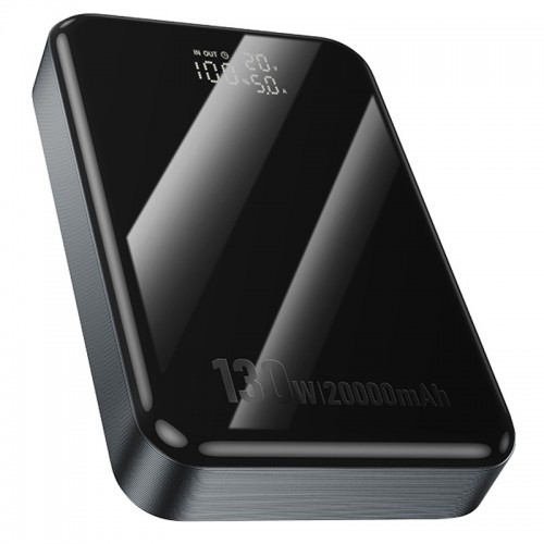 Power Bank Hoco Q30A Fast charge 130W 20000 mAh Metal Grey
