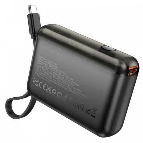 Power Bank Hoco J139 Hero 22.5W+PD20W + Type-C 10000 mAh Black