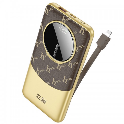 Power Bank Hoco Q29 Nobility 22.5W+PD20W + Lightning 10000 mAh Brown