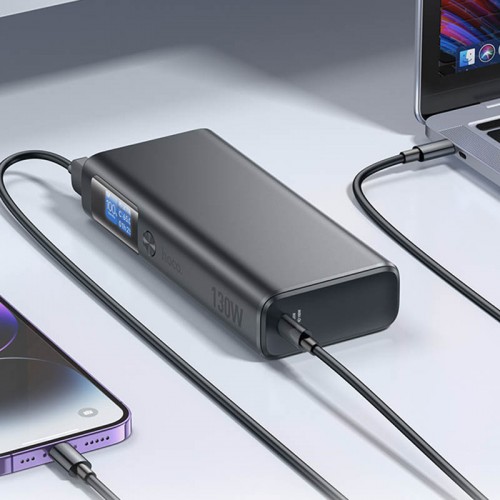 Power Bank Hoco Q17B Electric 130W 20000 mAh Space Grey