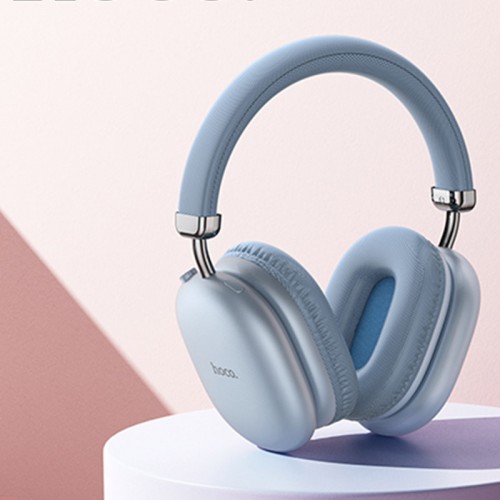 Накладні бездротові навушники Hoco W35 Max Joy (Sky Blue)