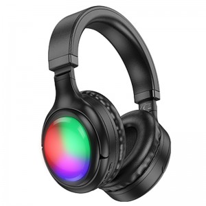 Накладні бездротові навушники Hoco W48 Focus (Black)