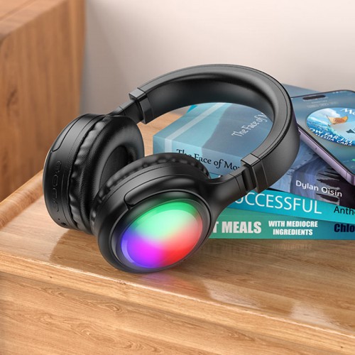 Накладні бездротові навушники Hoco W48 Focus (Black)