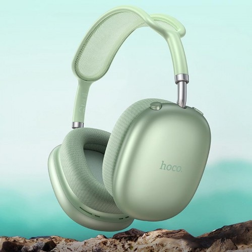 Накладные беспроводные наушники Hoco W55 Pleasing (Green)