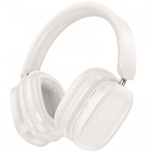 Накладні бездротові навушники Hoco W51 Delightful (Milky White)