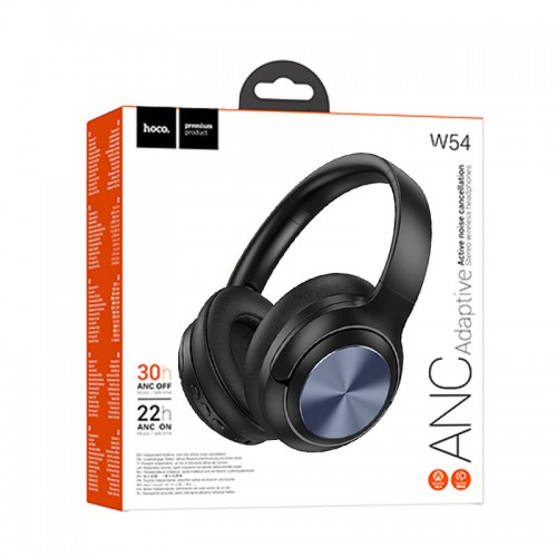 Накладні бездротові навушники Hoco W54 Young ANC (Black)