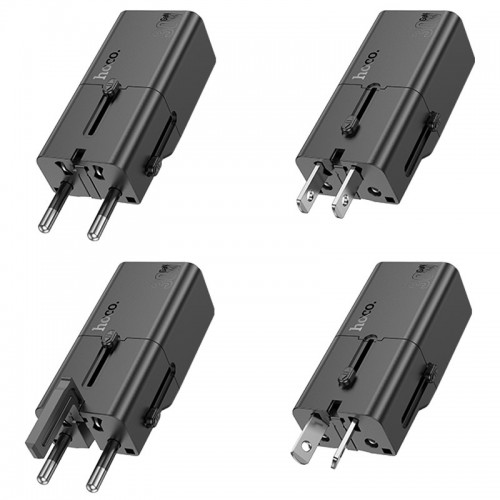 Мережевий зарядний пристрій Hoco AC25 Mini PD30W (1USB-C) universal travel charger (Black)