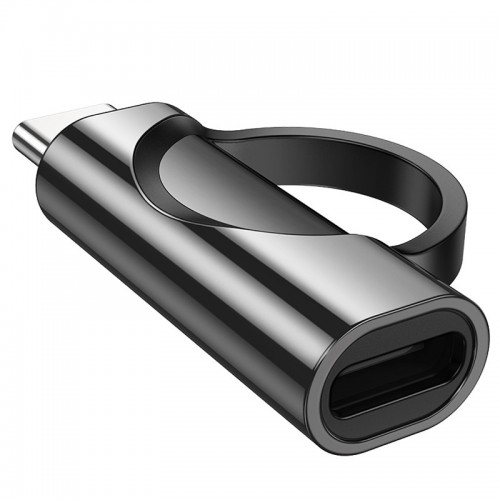 Переходник Hoco UA32A Type-C male to Lightning female display adapter (Black)