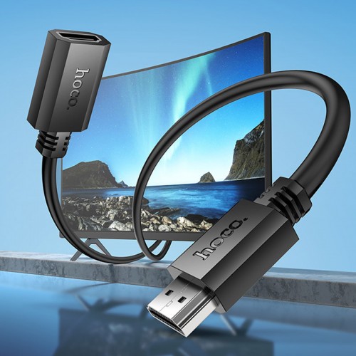 Дата кабель Hoco US13 HDTV male to HDTV female HD extension (1m) (Black)