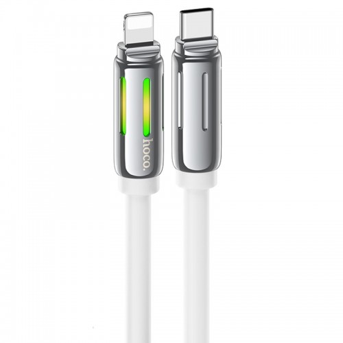 Дата кабель Hoco U136 Prize Type-C to Lightning 27W (1.2m) (White)