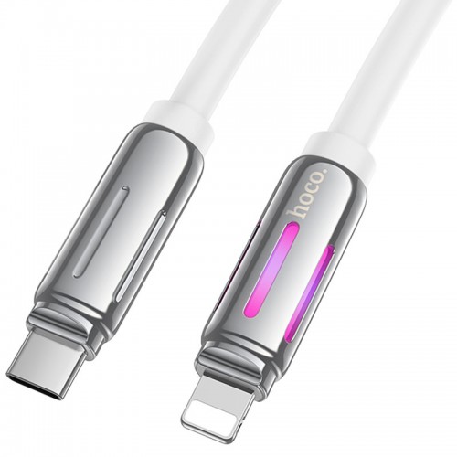 Дата кабель Hoco U136 Prize Type-C to Lightning 27W (1.2m) (White)