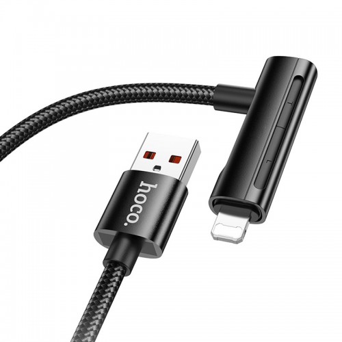 Дата кабель Hoco U135 Incredible 2in1 USB to Lightning/Type-C (1m) (Black)