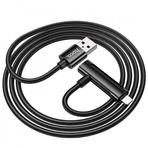 Дата кабель Hoco U135 Incredible 2in1 USB to Lightning/Type-C (1m) (Black)