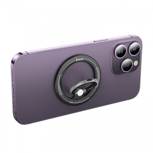 Магнитный держатель для телефона Hoco GH1 Gentle (Black)