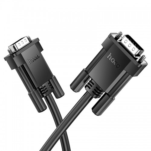 Дата кабель Hoco US11 VGA male to VGA male HD (1m) (Black)
