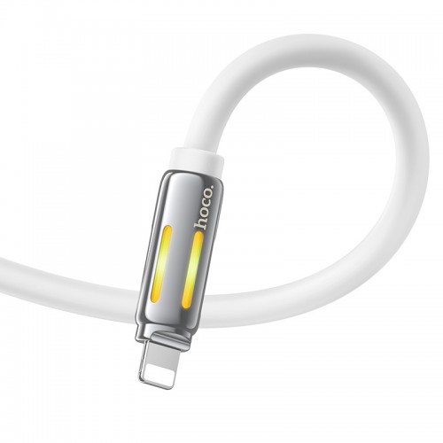 Дата кабель Hoco U136 Prize USB to Lightning 2.4A (1.2m) (White)
