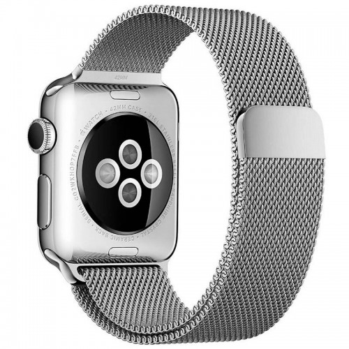 Ремешок Milanese Loop Design для Apple Watch 42/44mm Silver