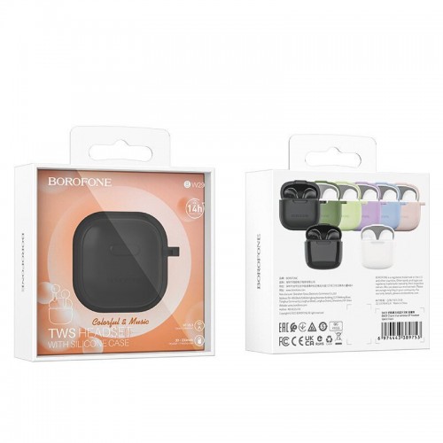 Беспроводные TWS наушники BOROFONE BW29 (Space Black)