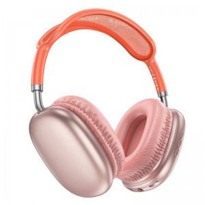 Накладные беспроводные наушники BOROFONE BO22 Plus Elegant (Pink)