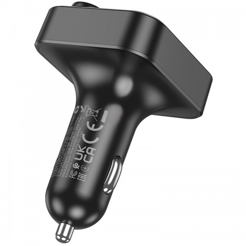 Автомобильное зарядное устройство FM модулятор Hoco E85 Tiger PD20W+QC3.0 (Black)