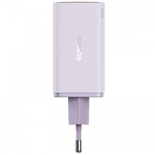 Мережевий зарядний пристрій Baseus GaN6 Pro OS 2C+2U 65W + Type-C to Type-C 100W (1m) (P10162701) (Star Purple)