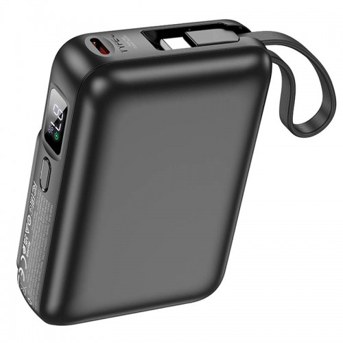 Power Bank BOROFONE BJ59 Refined 22.5W+PD20W с БЗУ 10000 mAh (Black)